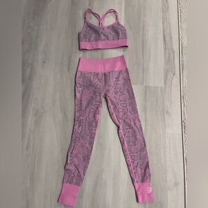 Bombshell Sportswear Snake set Pink size XS